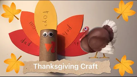 Thanksgiving Craft | Turkey Craft | DIY Thanksgiving Table Decorations | Thanksgiving with Kids