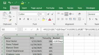 Excel Formulas 🔥 IF, TODAY, RAND, RANDBETWEEN, DATE, DATEDIF, FLOOR + Conditional Formatting Icons