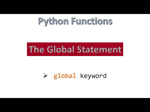 Global Statement || Python [ Hindi ]