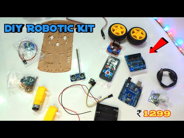 Unboxing Of🤑REES52 Smart Robot Car 2WD Chassis Kit🔥| Diy Robotic Kit💥| #shorts class=