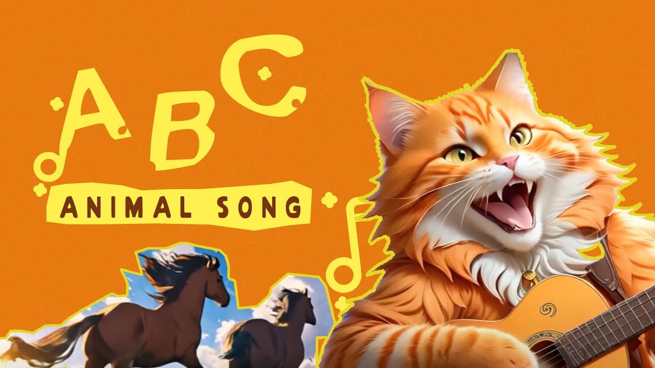 ABC Animal Song – Fun Cartoon for Kids | Learn the Alphabet with ...