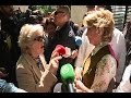 Bronca de Esperanza Aguirre con una profesora jubilada