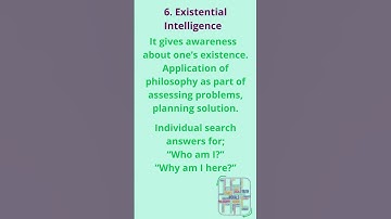 Multiple Intelligence