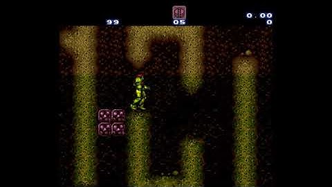 Super Metroid - Maridia Suitless - West Sand Hole using only Morph, HJB, Power Bombs