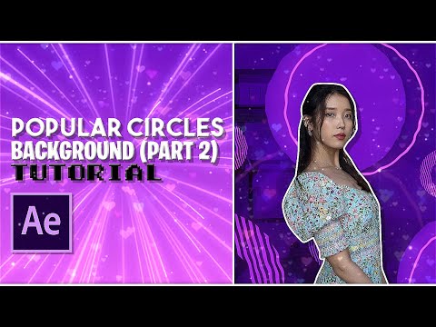 popular circles background after effects tutorial! (part 2)
