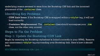 Fixing Bootstrap 4 Column Stacking Issues for a Responsive Layout