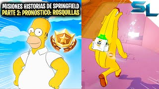 Como Completar Las Misiones Historias De Springfield Parte 2 Pronóstico Rosquillas En Fortnite