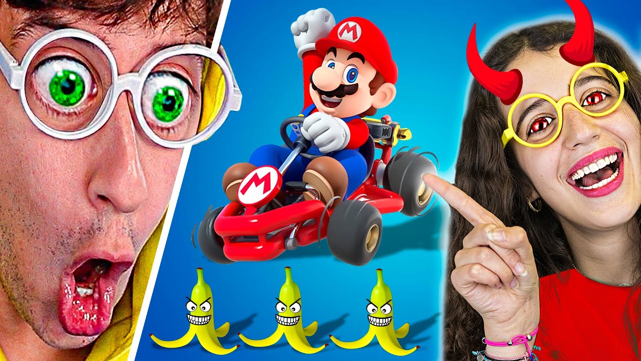 CARRERA vs HERMANA TROLL 😈🔥!! (acaba mal 🤮) - Mario Kart 8 Deluxe