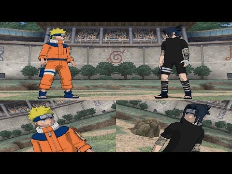 Naruto Clash of Ninja Revolution Walkthrough Part 14 - Naruto vs Sasuke Mission 21 Jonin Level 1080p