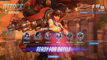 Overwatch - My gameplay as D.Va in CTF (Part 1)