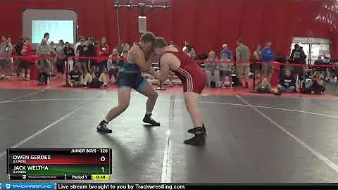 Junior Boys 220 Owen Gerdes Illinois Vs Jack Welth...