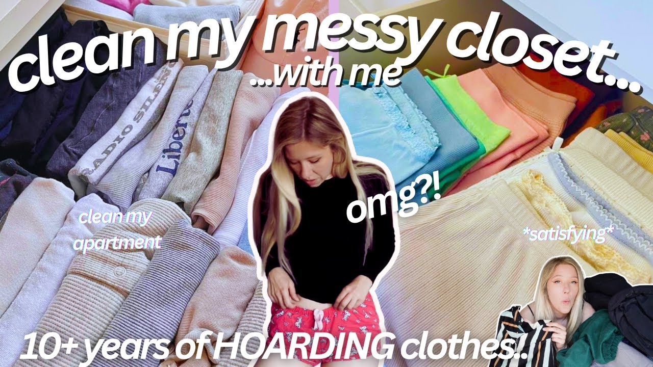 2025 EXTREME CLOSET CLEAN OUT ☁️ trying on ALL my clothes & deep ...
