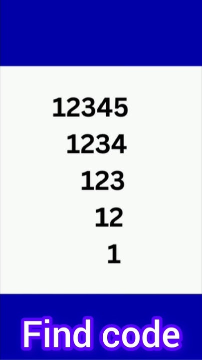 Number pattern programming in Turbo C++ | pattern printing programs ...