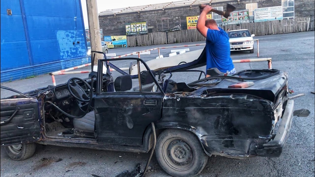 КАБРИОЛЕТ ИЗ ЖИГИ!!!РАЗБИЛИ ЖИГУЛИ!!!ВОССТАНОВЛЕНИЕ ВАЗ 2114!!! - YouTube