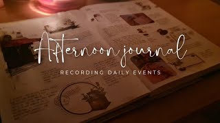 Journaling until sundown using take a note planner A5