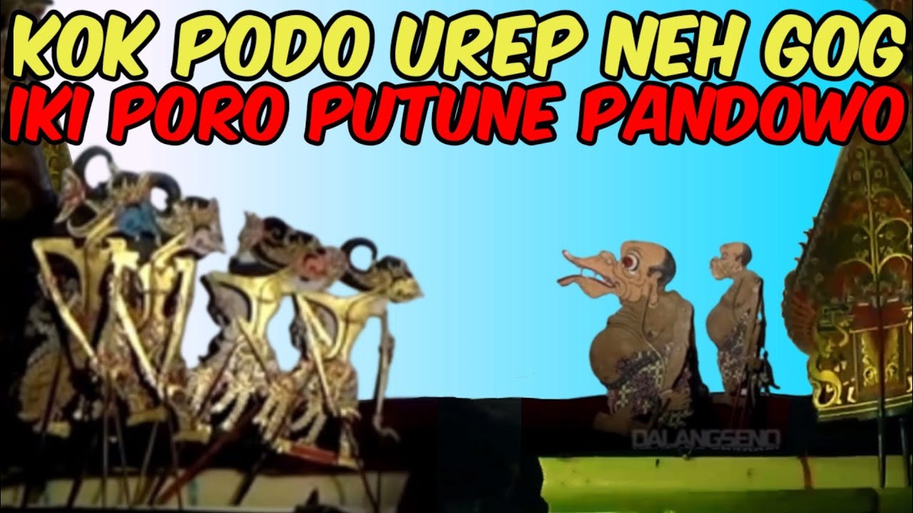 Togog mbilung ketemu putu pandowo arep mbales wirang ratune sing wis dipateni nek perang Baratayuda