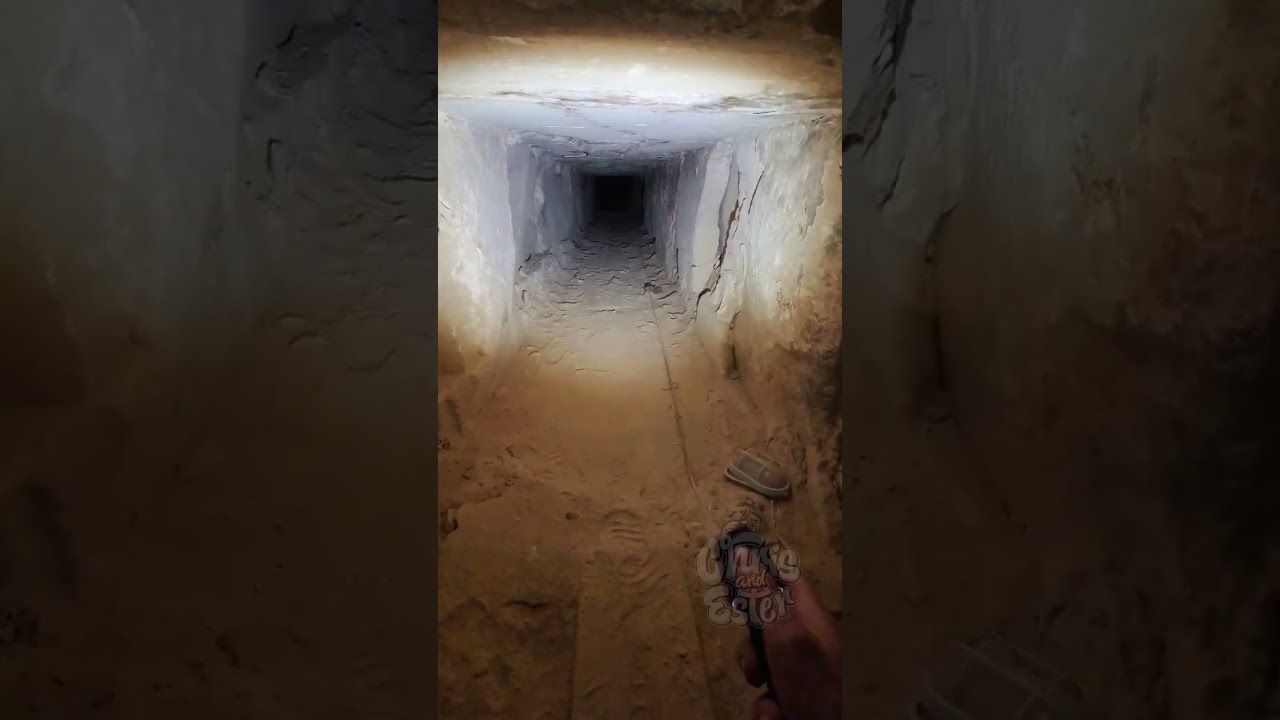 Forbidden Tunnel Inside The Bent Pyramid Of Dahshur