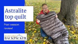 Download lagu Post Season Review of the Western Mountaineering Astralite Top Quilt!