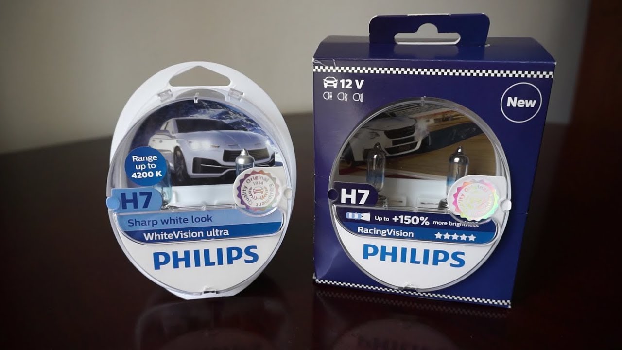 Philips RacingVision GT200 v Philips WhiteVision Ultra