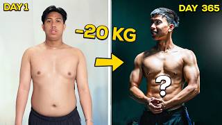 Surviving a 365 Body Transformation - 45 lbs Fat LOSS | Adam Alejo