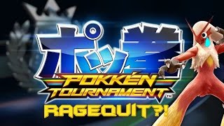 Why do people Ragequit? - Pokken Tournament