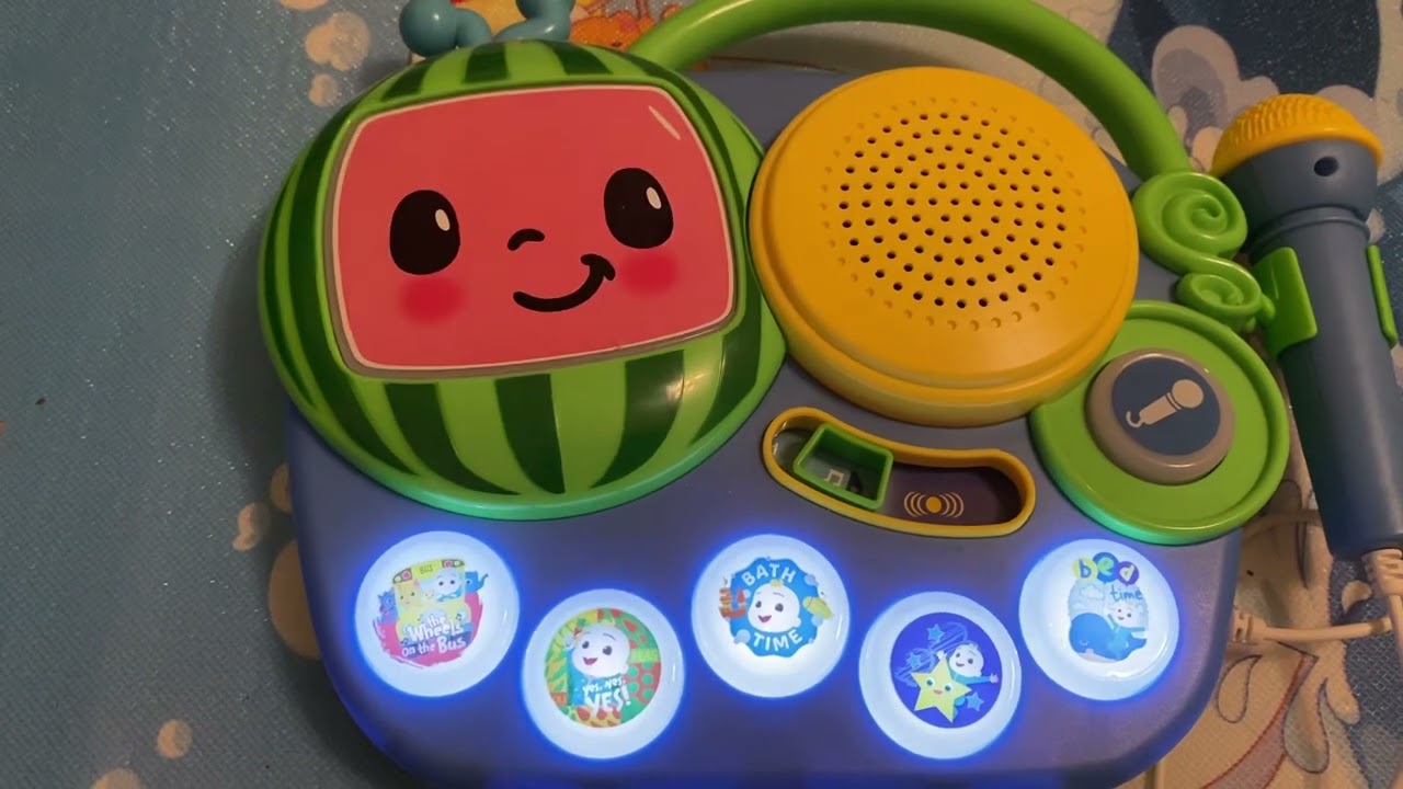 Cocomelon Jouet Singalong Boombox Avec Microphone pour Tout-Petits - Neuf  2022 