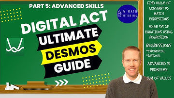 Ultimate Desmos Guide to Digital ACT Math-Part 5: Advanced Skills
