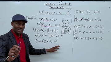 Solving Quadratic Equations by Factoring