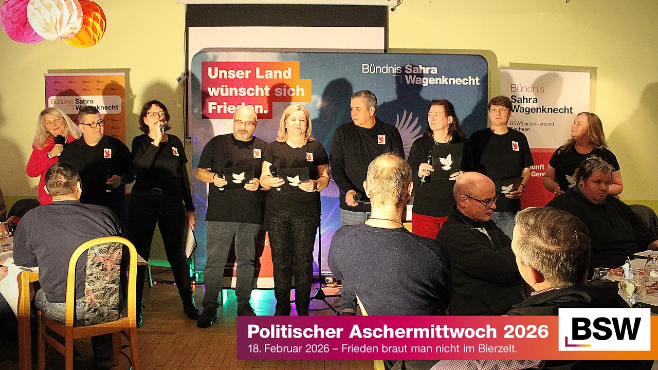 Politischer Aschermittwoch 6/12 - Gäste singen zu Reinhard Mey „Nein meine Söhne geb ich nicht.“