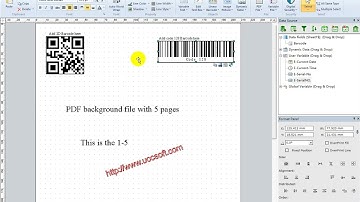 Add Variable Barcodes to PDF File