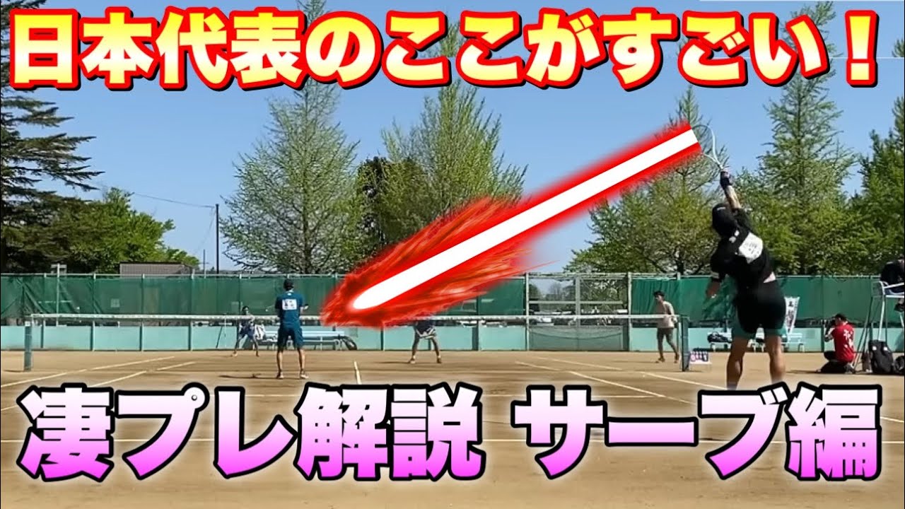 【ソフトテニス】世界選手権予選会を徹底分析！上岡選手の凄プレ解説 サーブ編！