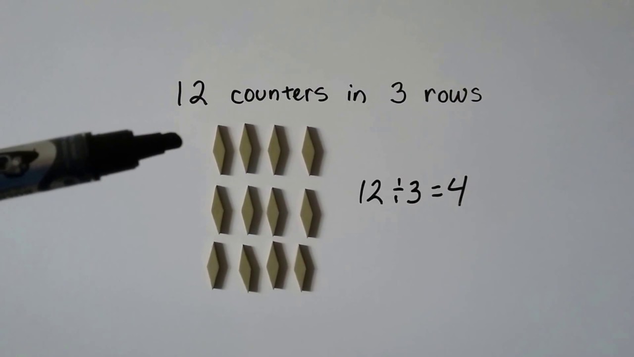 Grade 3 Math 6.6, Model with Arrays for Division problems