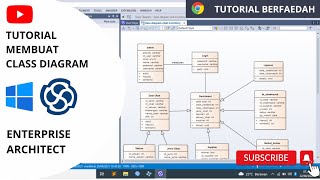 Tutorial membuat class diagram dengan software enterprise architect | create Class diagram EA