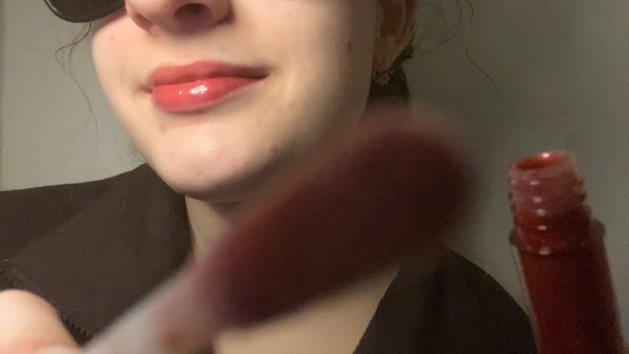 ASMR | Applying Lip Gloss On You and Me ❤️