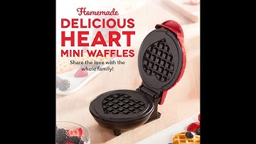 Dash Mini Maker for Individual Waffles, Hash Browns, Keto Chaffles, Smart Appliances