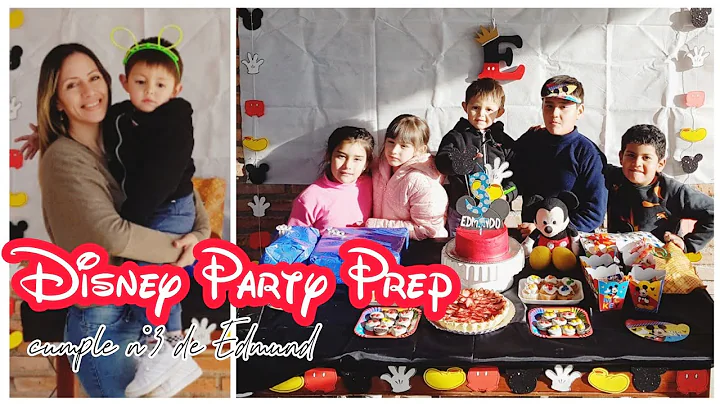 MICKEY MOUSE PARTY PREPCUMPLE DE 3 DE MI HIJO Mari...