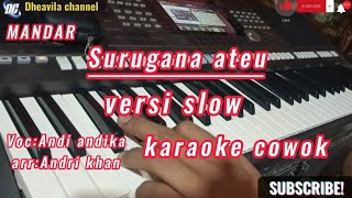surugana ateu karaoke slow version of andri khan
