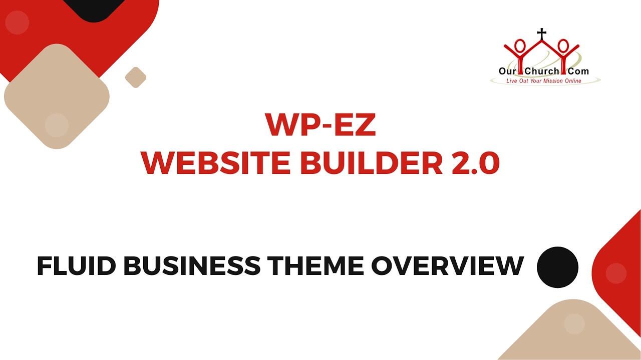 WP-EZ Website Builder 2.0: Fluid Business Theme Overview - YouTube