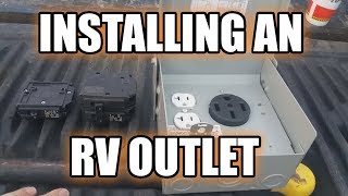 Installing an RV Outlet