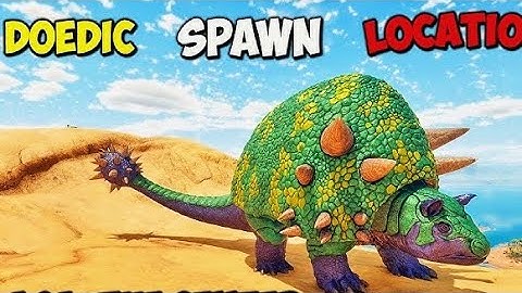 "ARK SURVIVAL🐾 : Master the Ultimate Tame! How to Befriend a DOEDICURUS Like a Pro!"