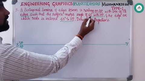 Engineering Graphics/Planes/Lamina/Type-1/Video-4