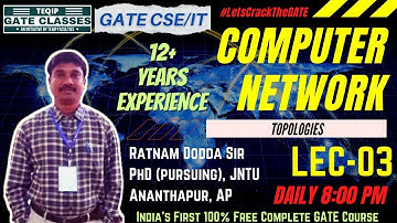 Lec-03 | CS/IT | Computer Network by Ratnam sir | Let