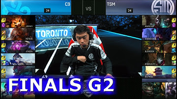 TSM vs Cloud 9 | Game 2 Grand Finals S6 NA LCS Summer 2016 PlayOffs | TSM vs C9 G2 1080p