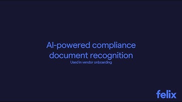 Vendor onboarding & AI-powered compliance document recognition
