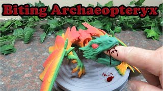 3D Print that bites!  - Biting Archaeopteryx
