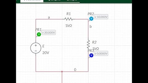 Kirchhoff’s voltage law (KVL) easy definition and practical demonstration through multisim live.