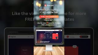 🔥 Free Digital Marketing Template Using HTML, CSS & JS 🚀#webdevelopment #digitalmarketing #htmlcss