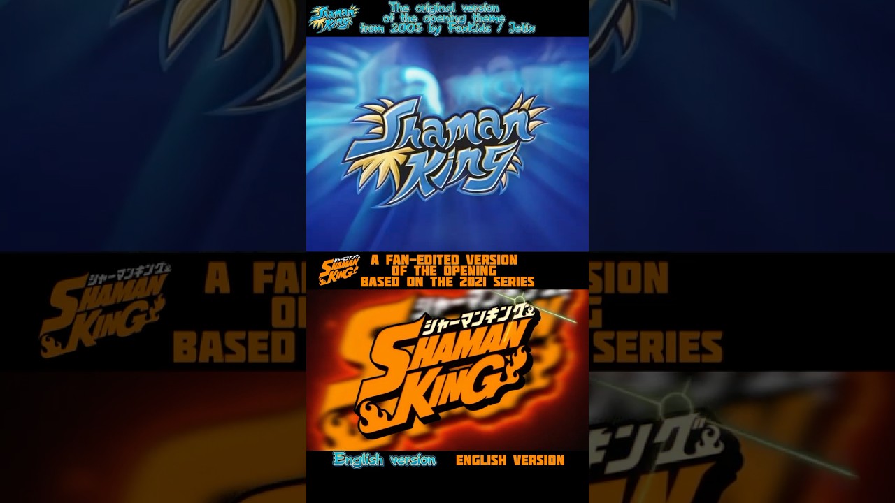 Shaman king 2003 vs 2021