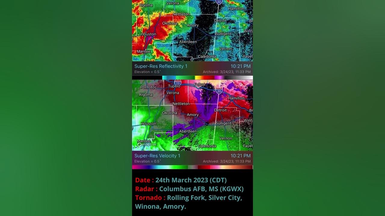 Rolling Fork, Silver City, Winona, Amory EF4 Tornado 24th March