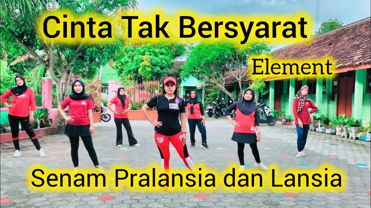 Cinta Tak Bersyarat - Element //Senam Kreasi Pralansia dan Lansia //Lagu Nostalgia //Fina Kreasi 